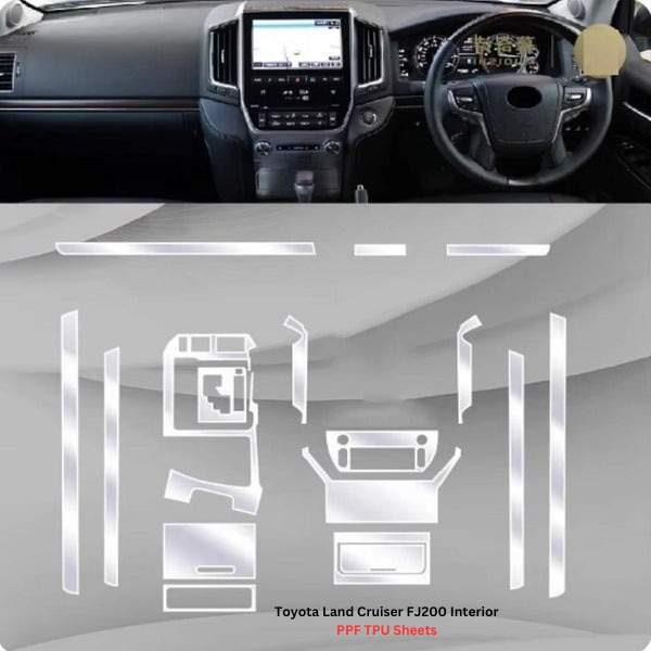 Toyota Land Cruiser FJ200 Interior PPF Original Garansi Resmi